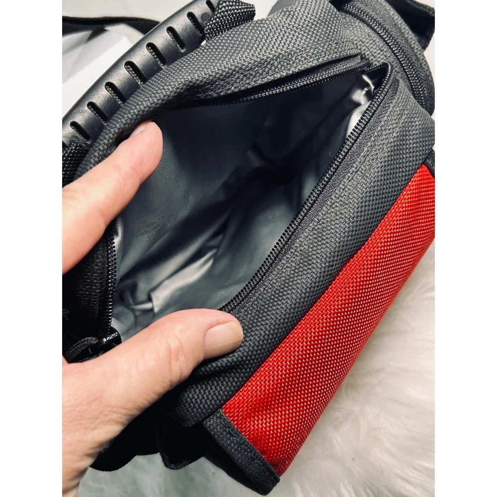 Vintage NASCAR Racing Gear Camera Bag Red Black Crossbody Utility Travel‎ Bag